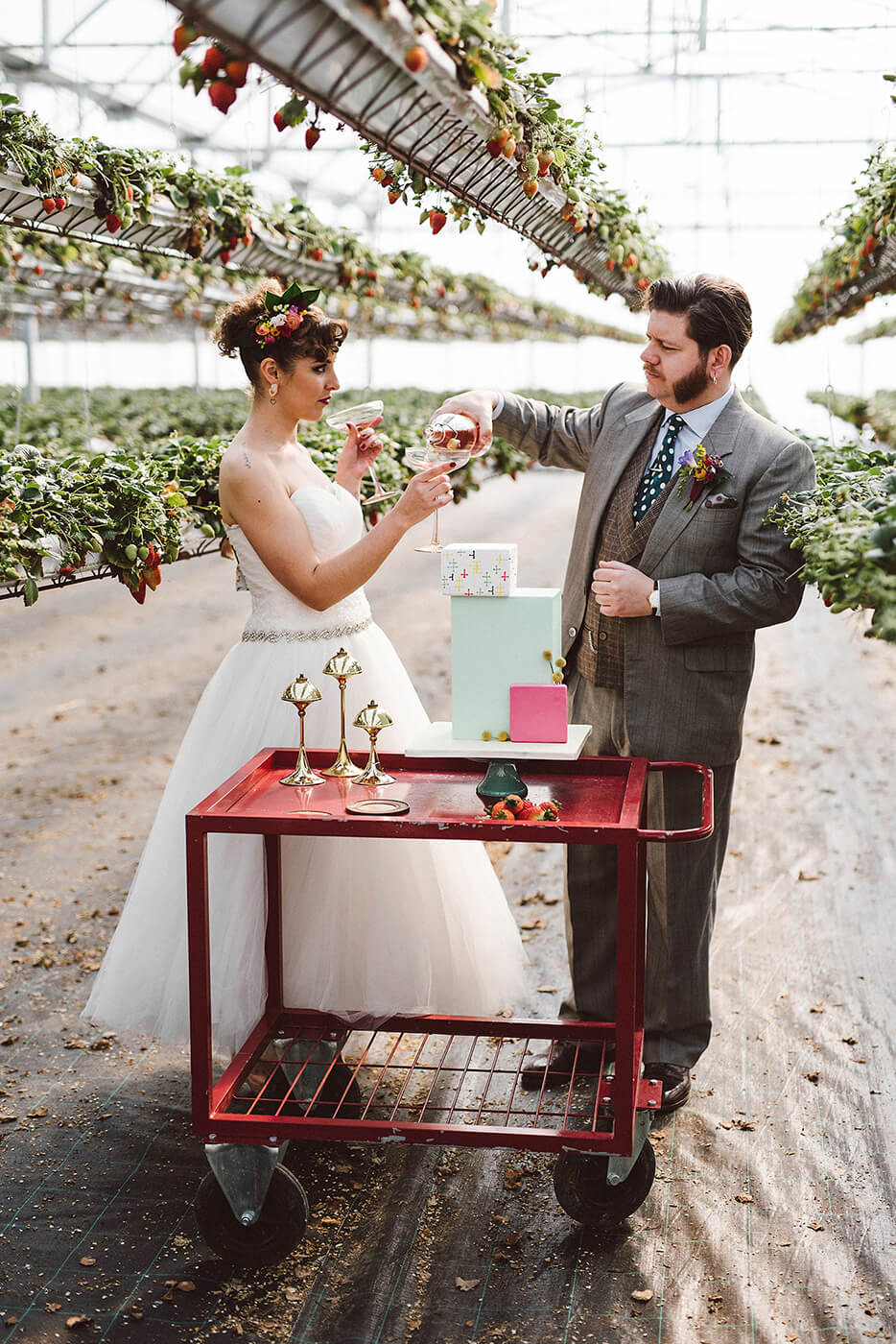 roma-organizacao-eventos-editorial-mid-century-modern-wedding-in-a-strawberry-field-27